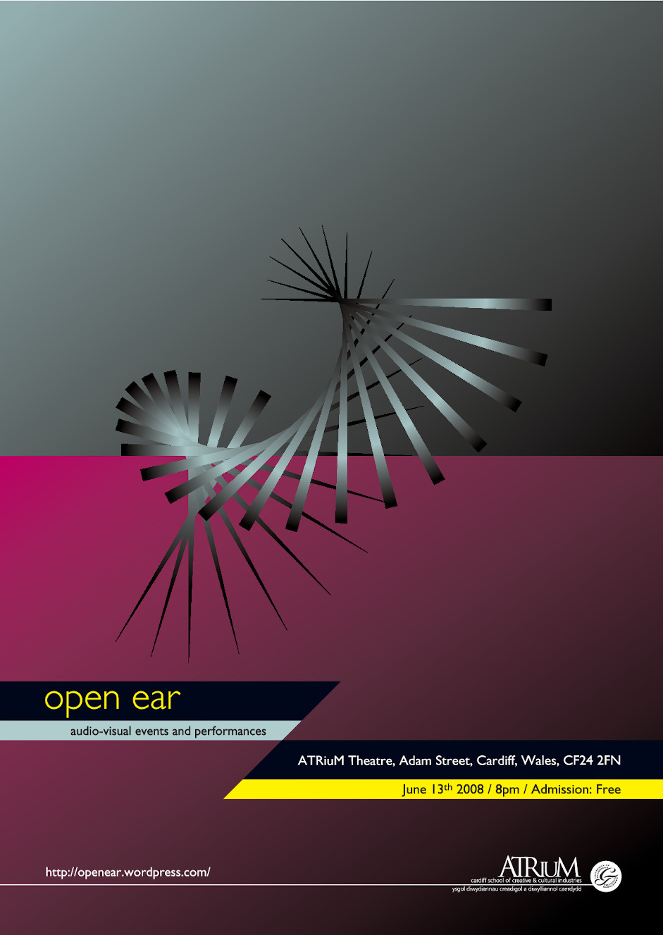 Open Ear in Cardiff flyer